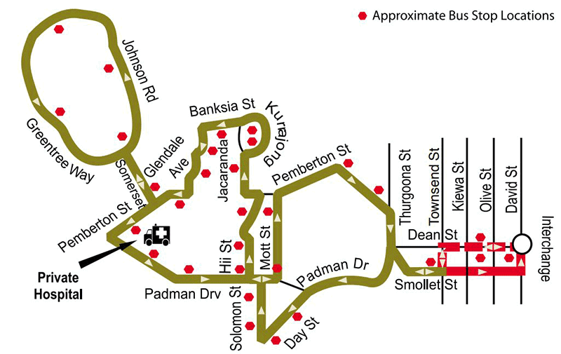 West Albury Bus loop